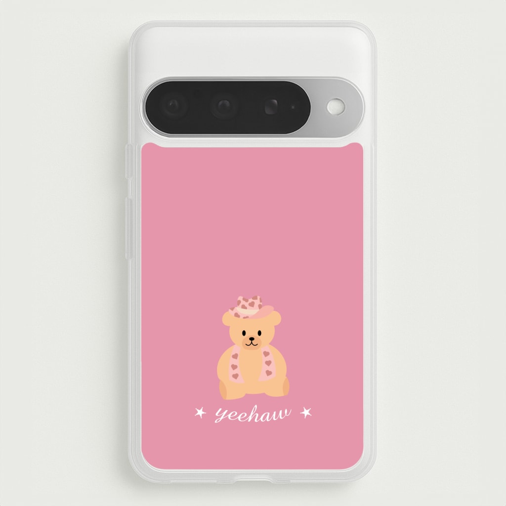Yeehaw Teddy Bear Phone Case for Google Pixel 10 Pro XL