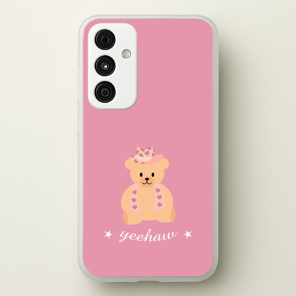 Yeehaw Teddy Bear - Western Phone Case for Galaxy A35