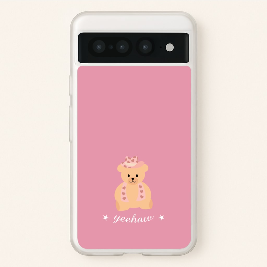 Yeehaw Teddy Bear - Western Phone Case for Google Pixel 7 Pro