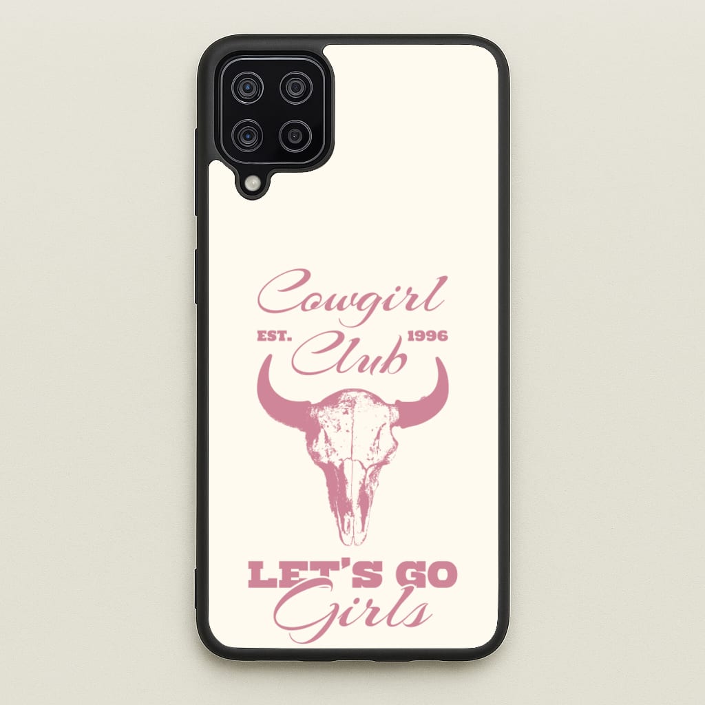 Cowgirl Club - Western Phone Case for Galaxy A12