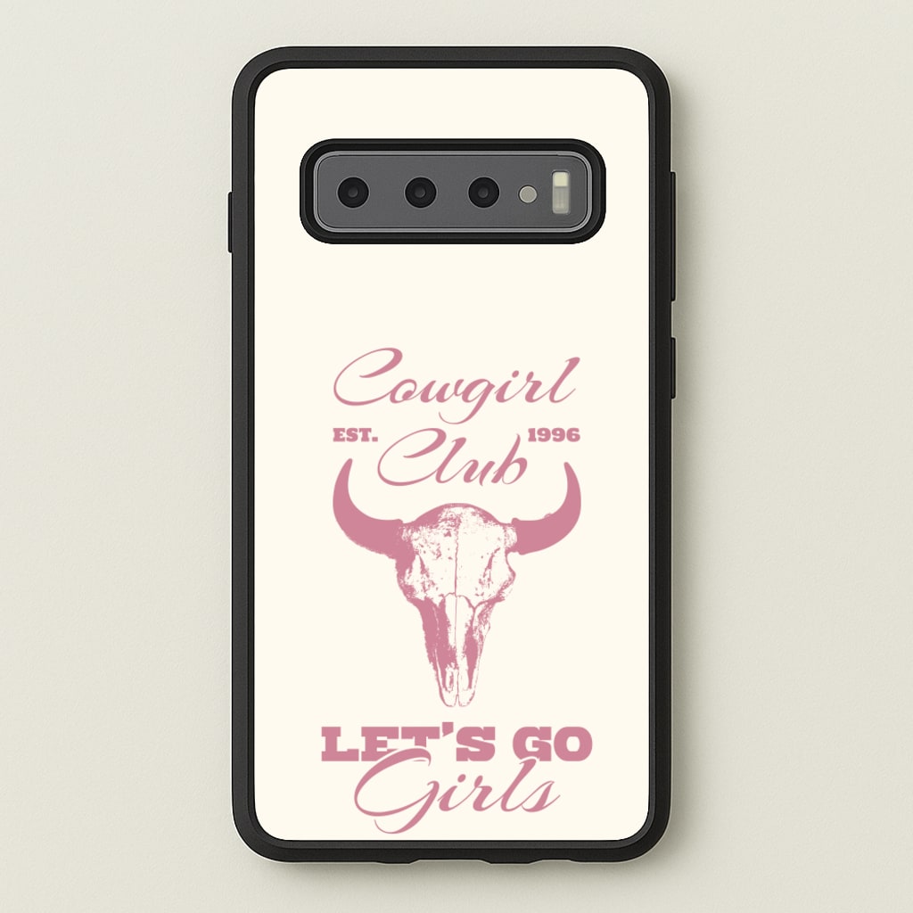 Cowgirl Club - Western Phone Case for Galaxy S10
