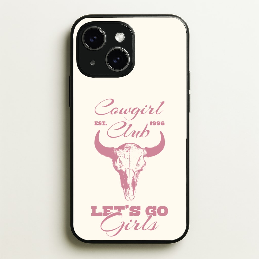 Cowgirl Club - Western Phone Case for iPhone 14