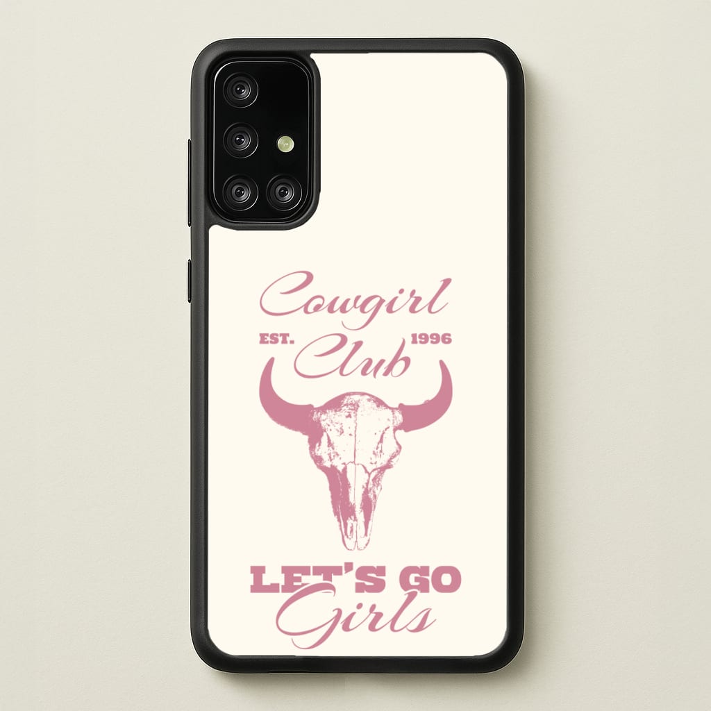 Cowgirl Club - Western Phone Case for Galaxy A71
