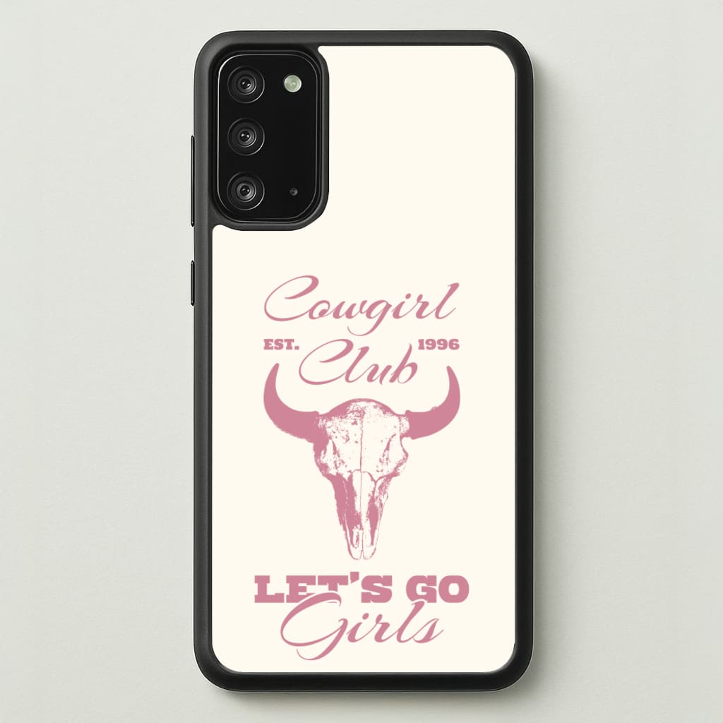 Cowgirl Club - Western Phone Case for Galaxy Note 20