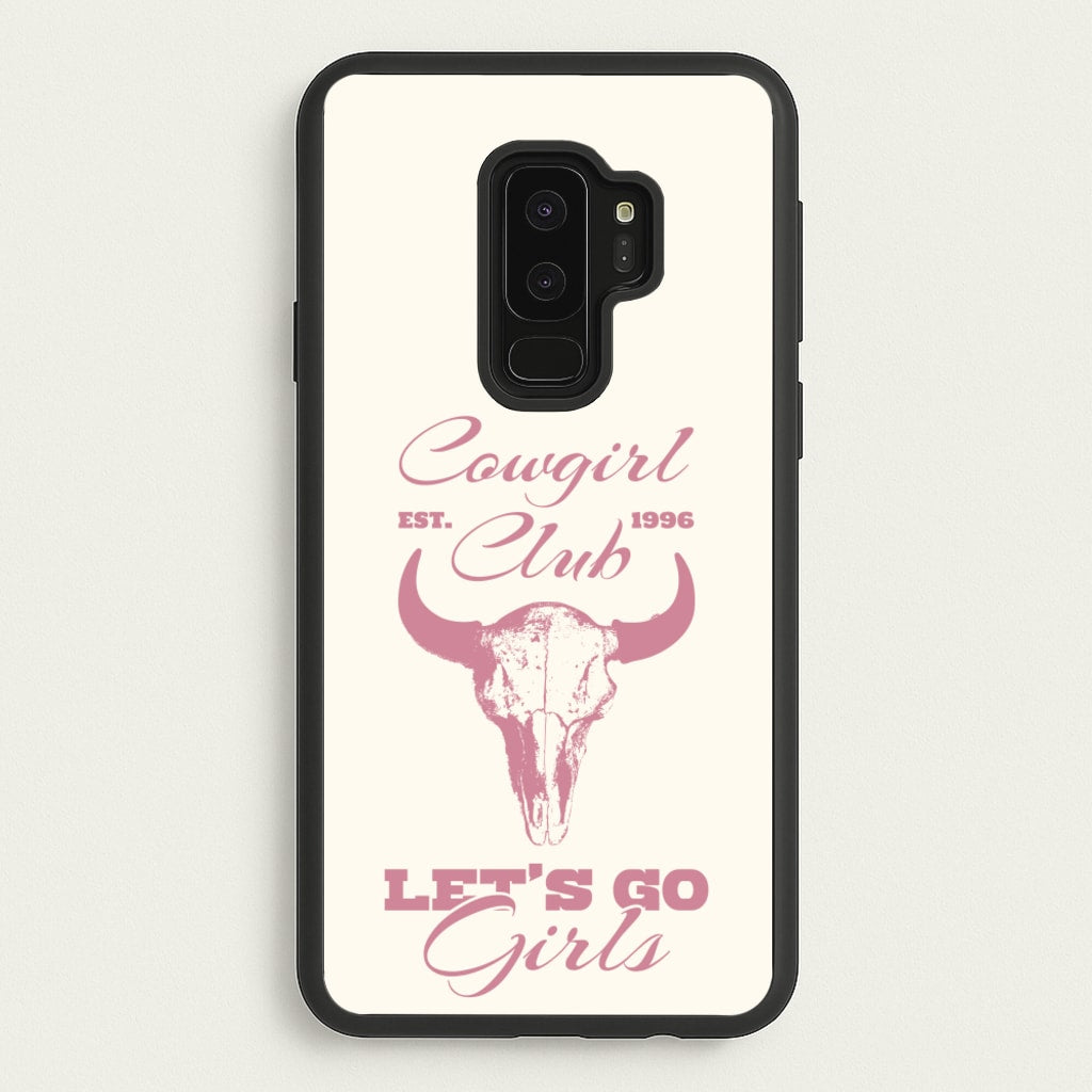Cowgirl Club - Western Phone Case for Galaxy S9 Plus