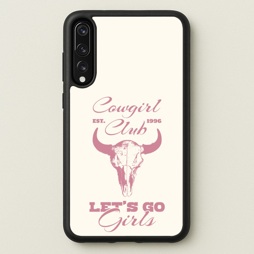 Cowgirl Club - Western Phone Case for Huawei P20 Pro