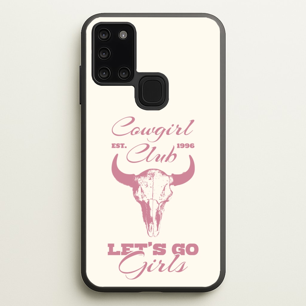 Cowgirl Club - Western Phone Case for Galaxy A21s