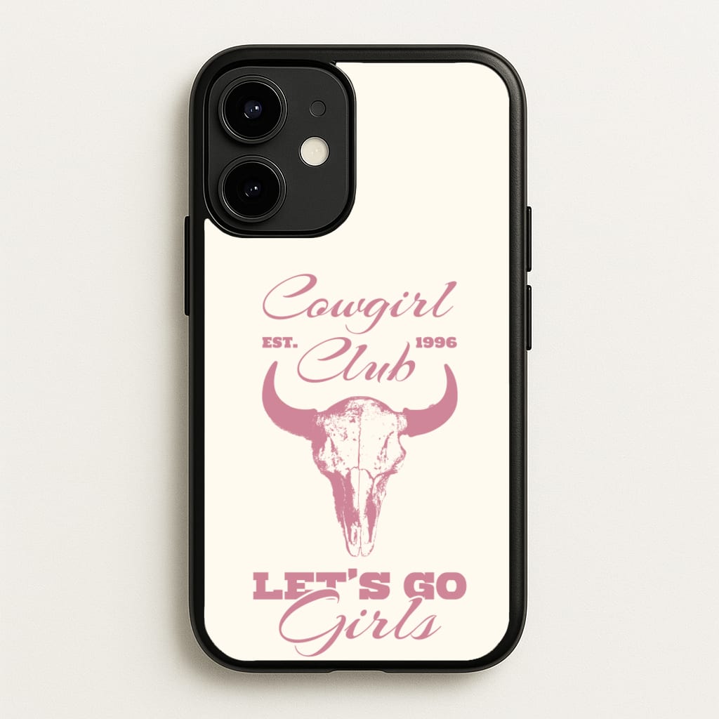 Cowgirl Club - Western Phone Case for iPhone 12 / 12 Pro
