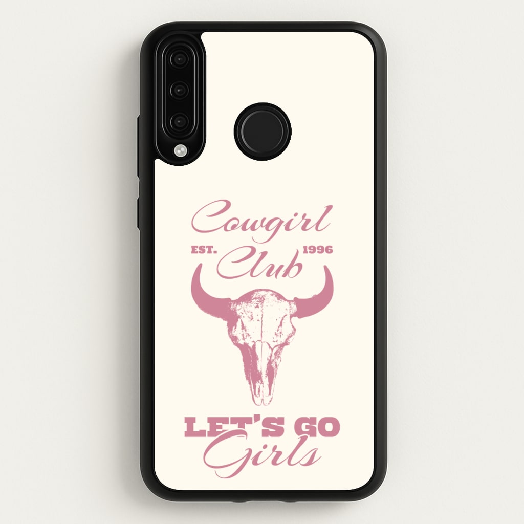 Cowgirl Club - Western Phone Case for Huawei P30 Lite