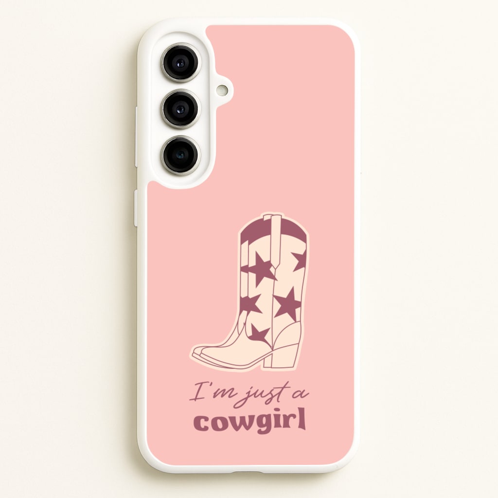 I'm Just A Cowgirl - Western Phone Case for Galaxy A56