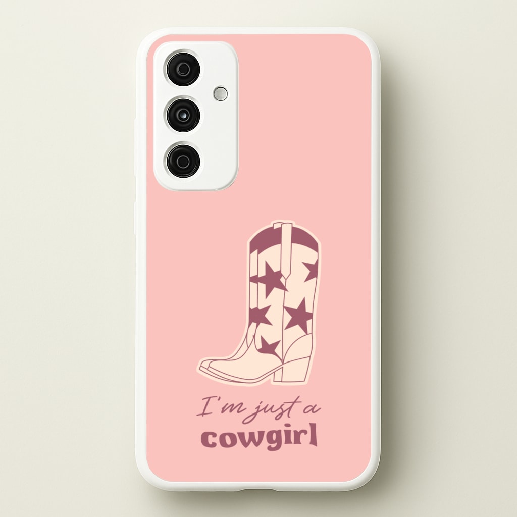 I'm Just A Cowgirl - Western Phone Case for Galaxy A35