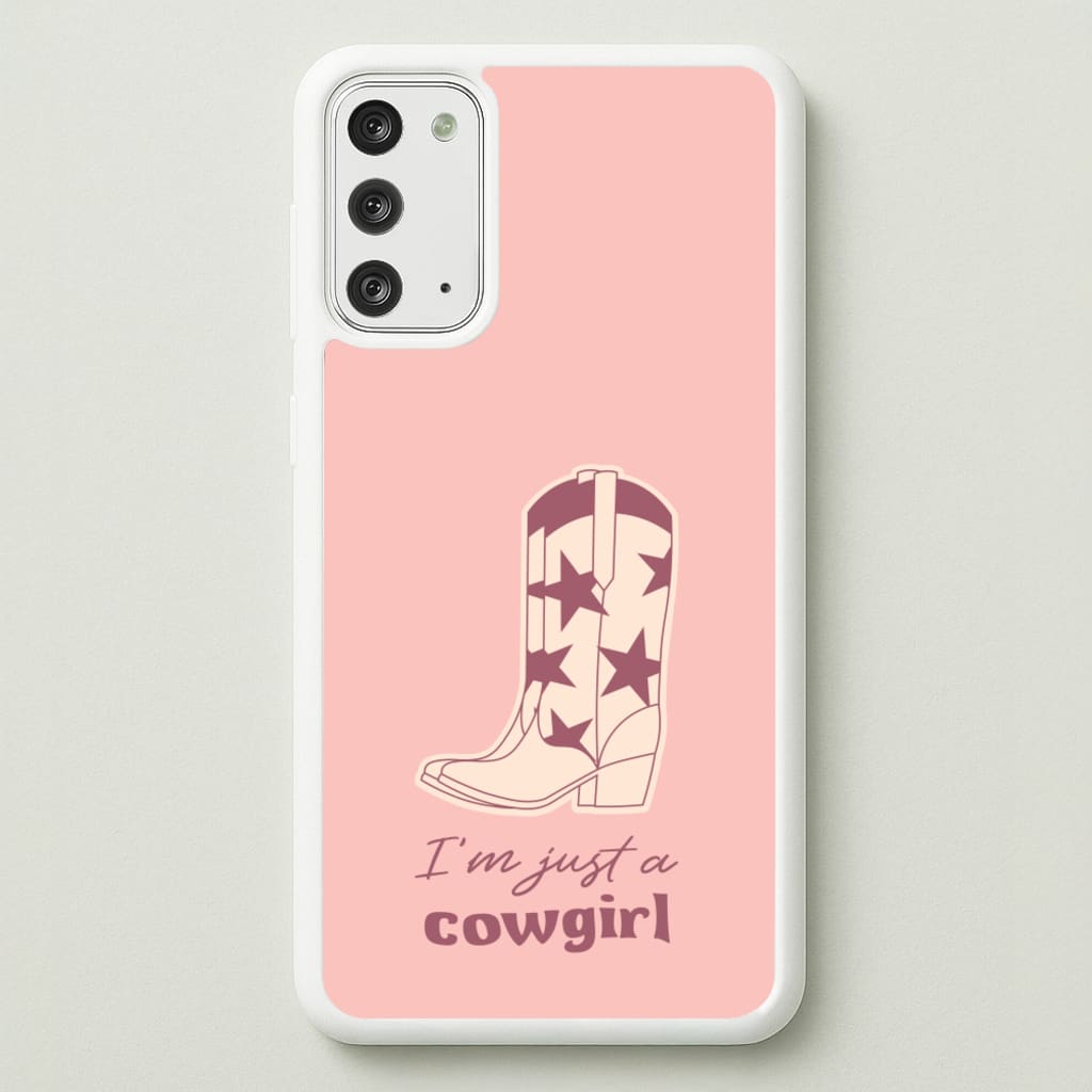 I'm Just A Cowgirl - Western Phone Case for Galaxy Note 20