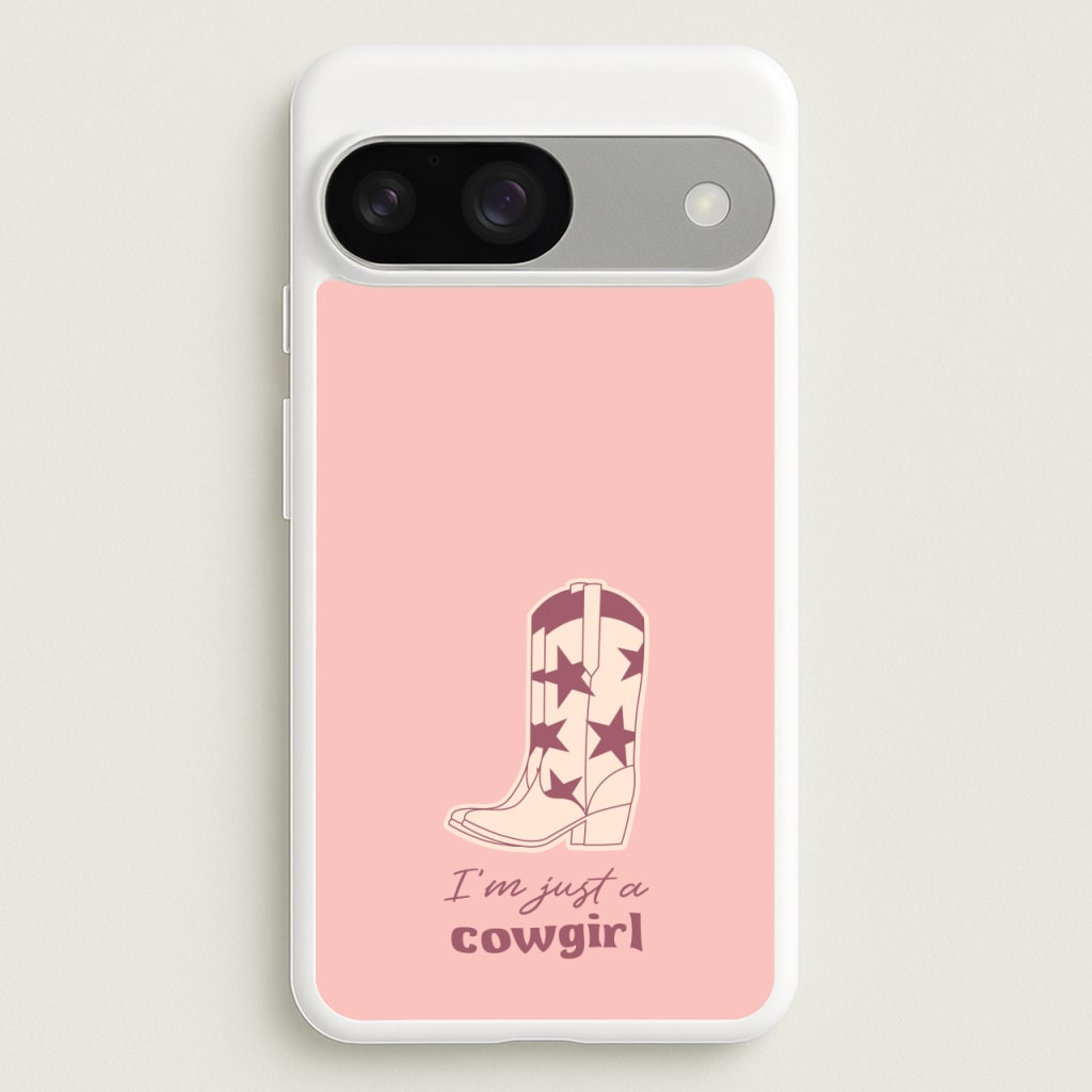I'm Just A Cowgirl - Western Phone Case for Google Pixel 9 / 9 Pro