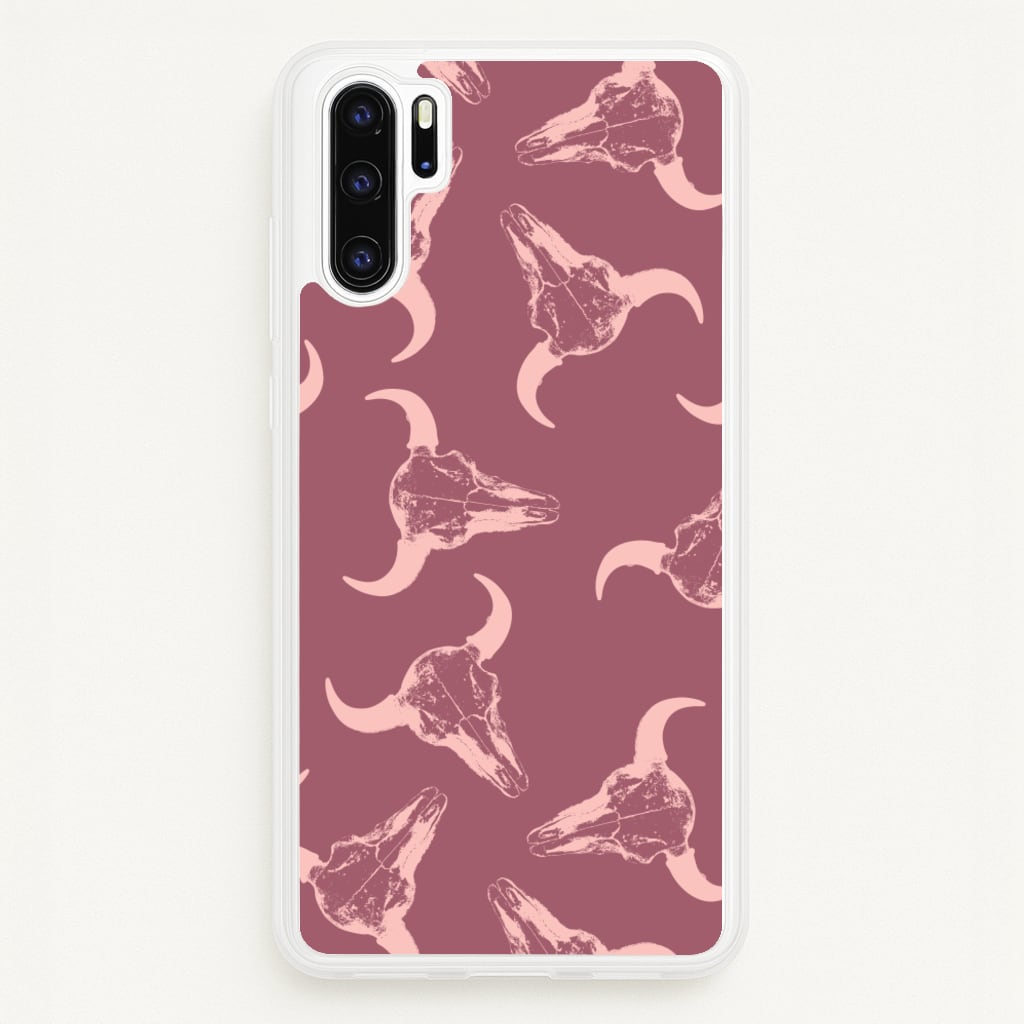 Pastel Skulls Pattern - Western Phone Case for Huawei P30 Pro