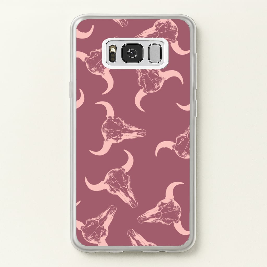 Pastel Skulls Pattern - Western Phone Case for Galaxy S8 Plus