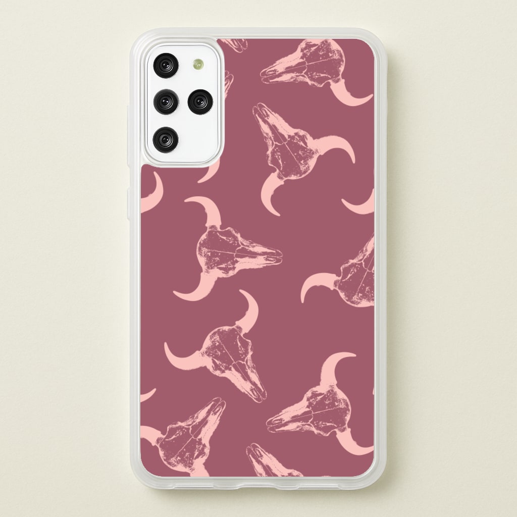 Pastel Skulls Pattern - Western Phone Case for Galaxy S20 Plus