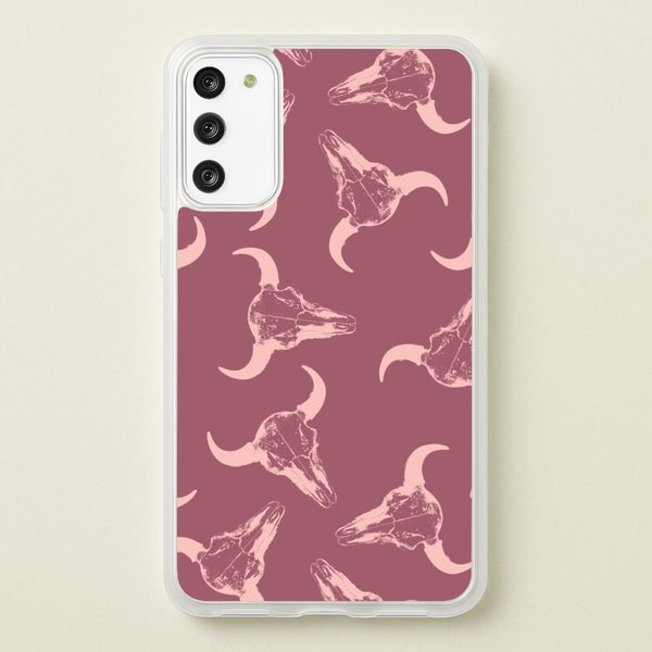 Pastel Skulls Pattern - Western Phone Case for Galaxy S20FE