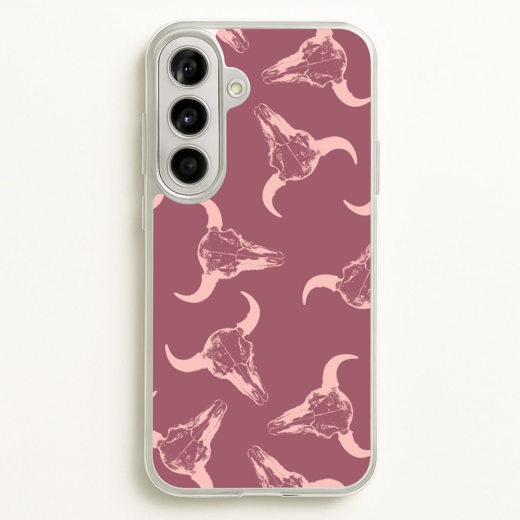 Pastel Skulls Pattern - Western Phone Case for Galaxy A56