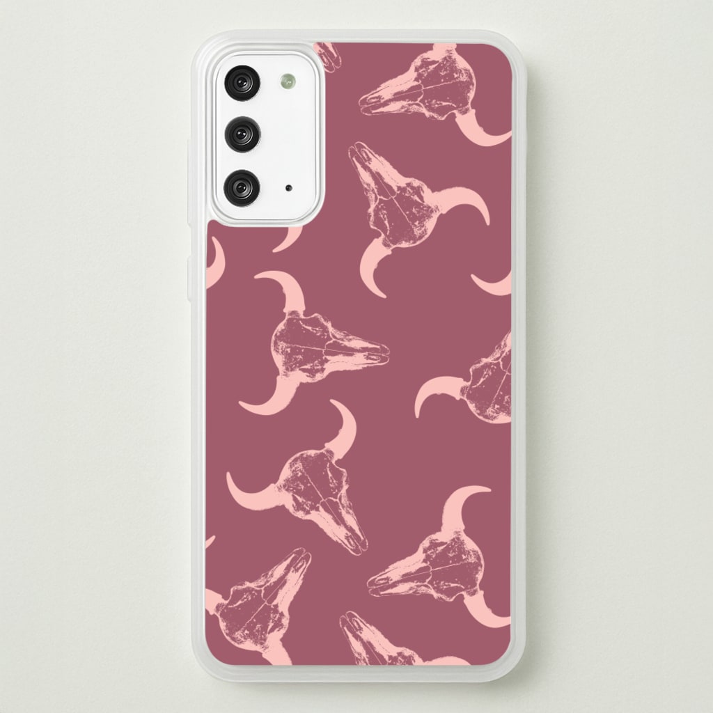Pastel Skulls Pattern - Western Phone Case for Galaxy Note 20