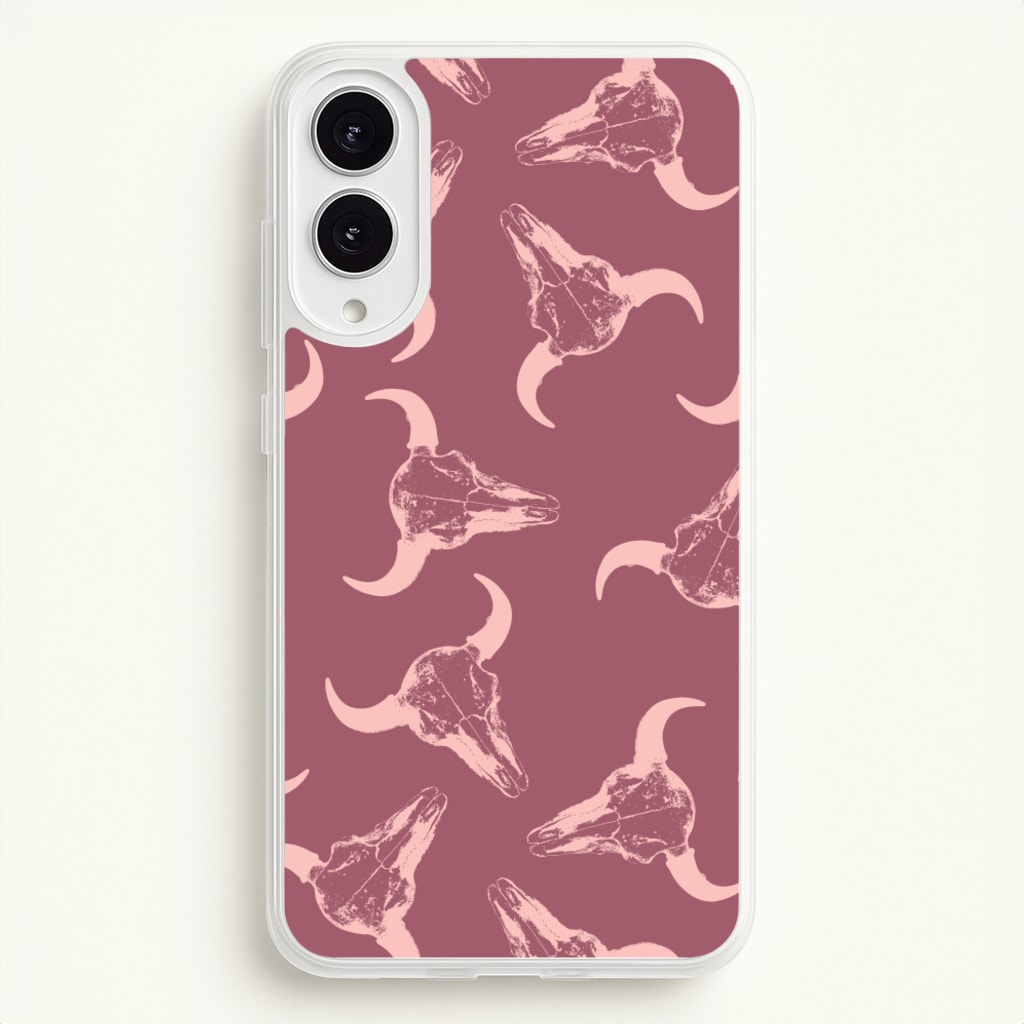 Pastel Skulls Pattern - Western Phone Case for Galaxy S25 Edge