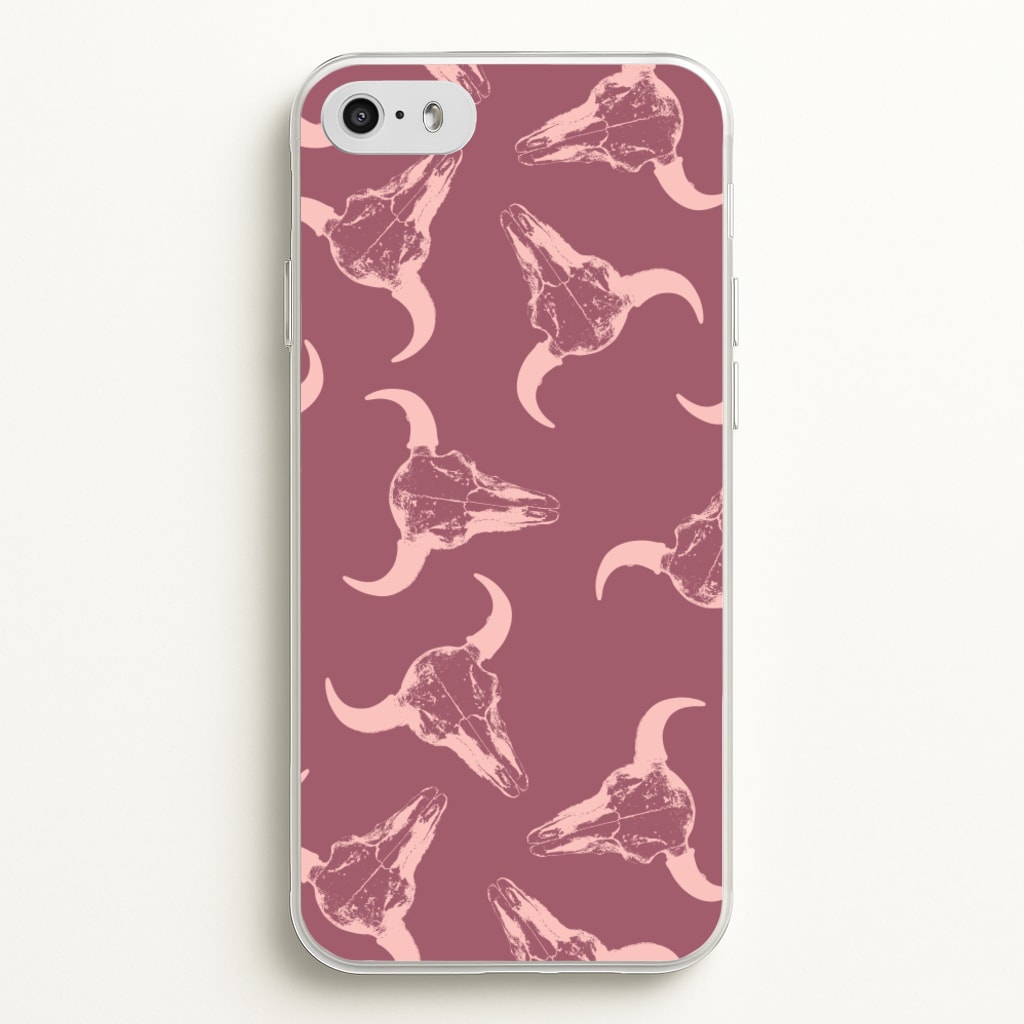 Pastel Skulls Pattern - Western Phone Case for iPhone 5 / 5s / SE 2016