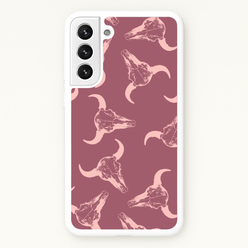 Pastel Skulls Pattern - Western Phone Case for Galaxy S22 Plus