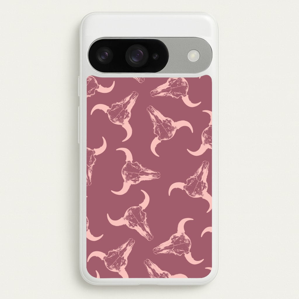 Pastel Skulls Pattern Phone Case for Google Pixel 10 / 10 Pro