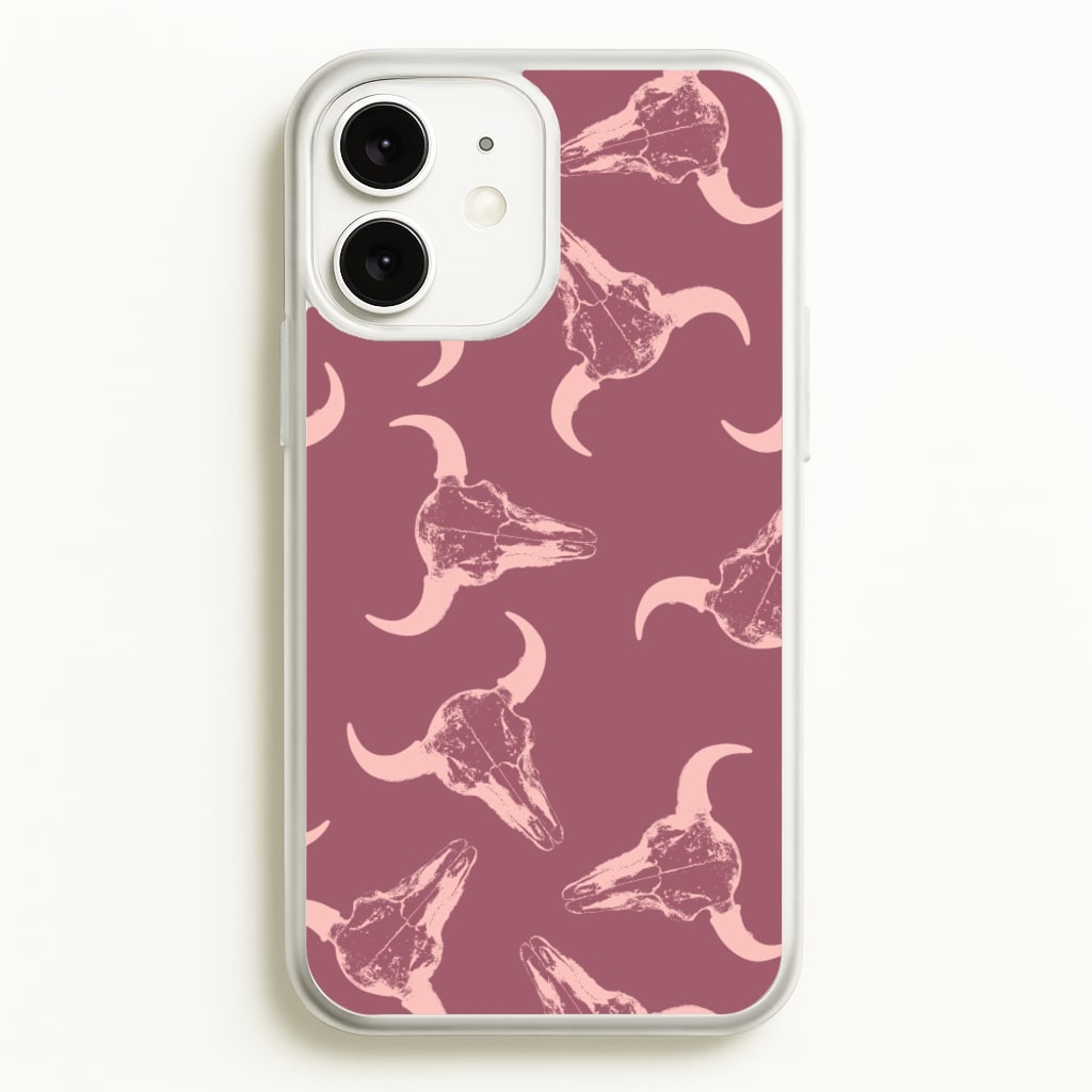 Pastel Skulls Pattern - Western Phone Case for iPhone 11