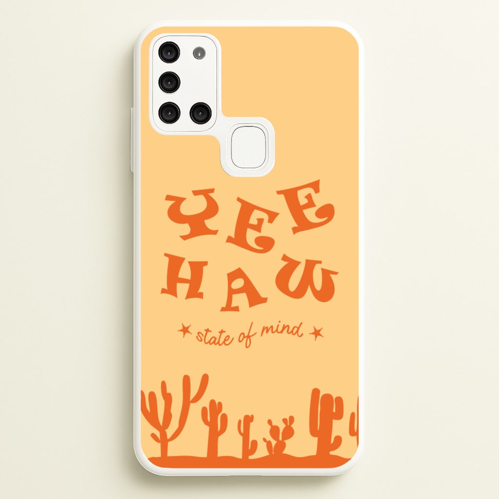 Yee-Haw State Of Mind - Western Phone Case for Galaxy A21s