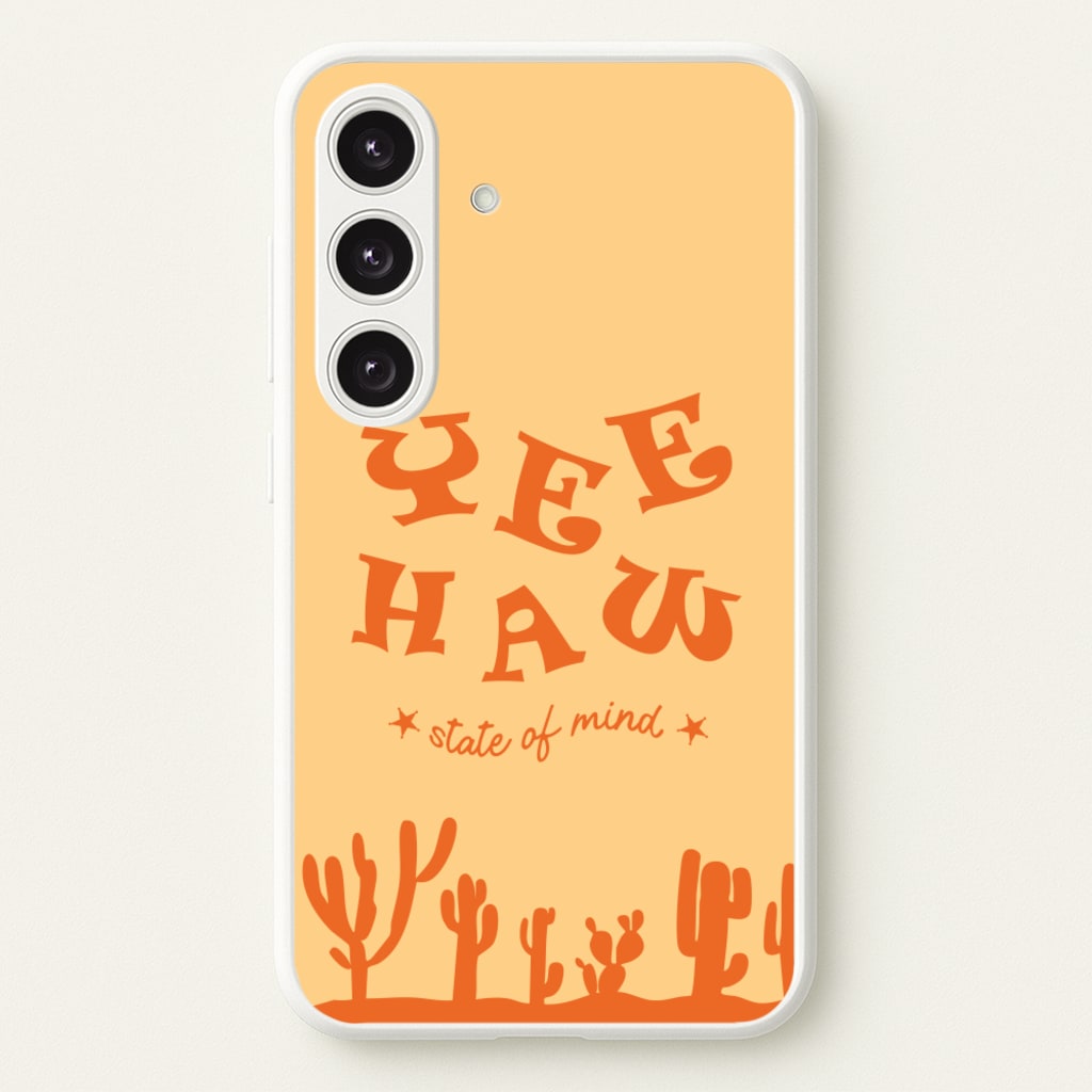 Yee-Haw State Of Mind - Western Phone Case for Galaxy S25