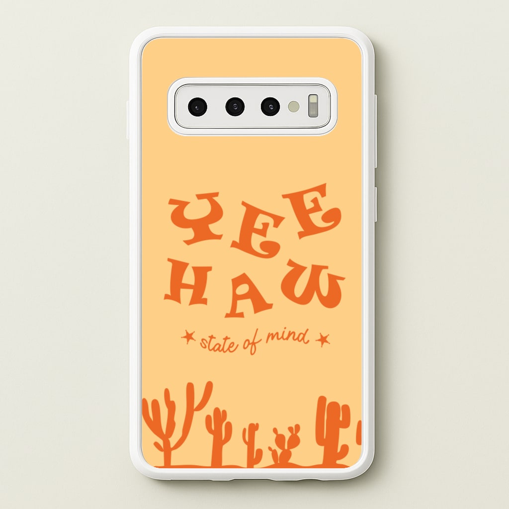 Yee-Haw State Of Mind - Western Phone Case for Galaxy S10 Plus