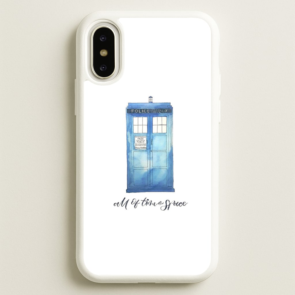 All of Time and Space - Doctor Who Phone Case for iPhone X / XS