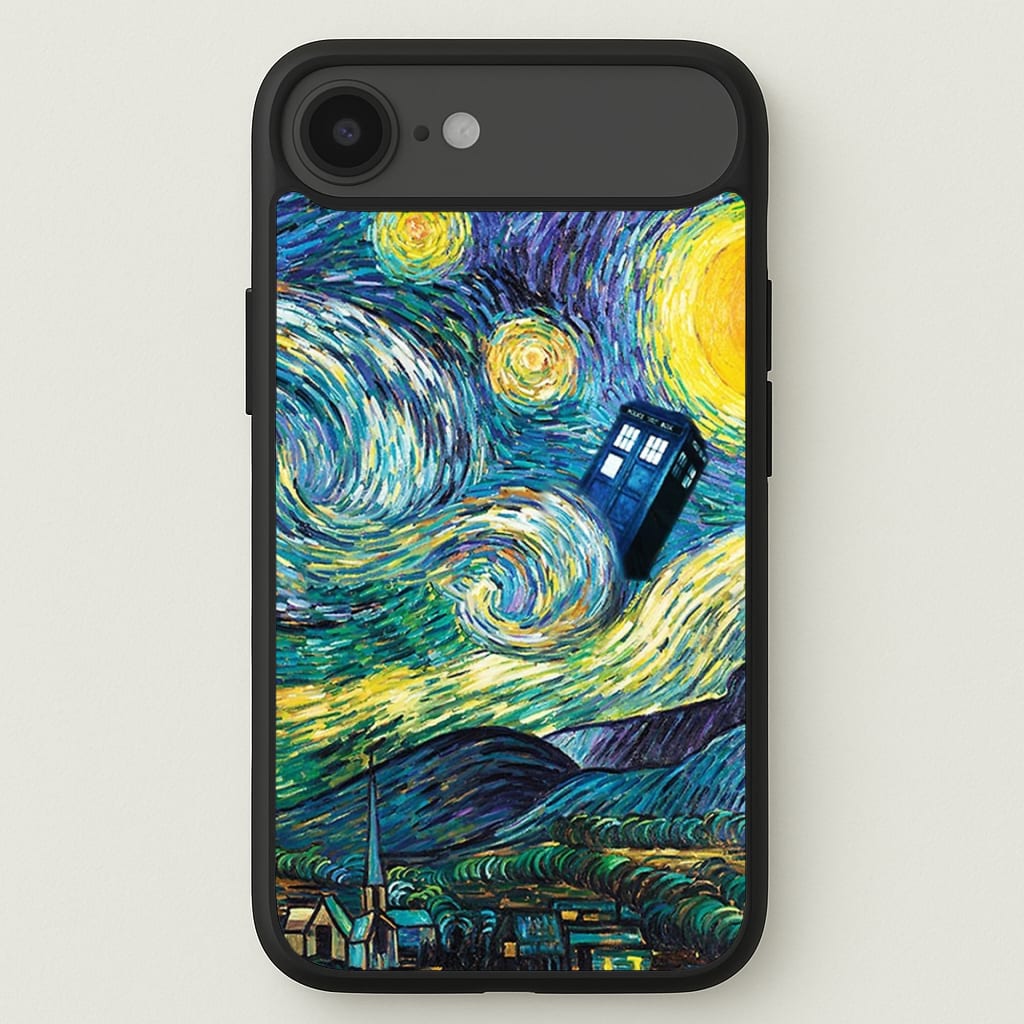 Starry Night Tardis Phone Case for iPhone 17 Air