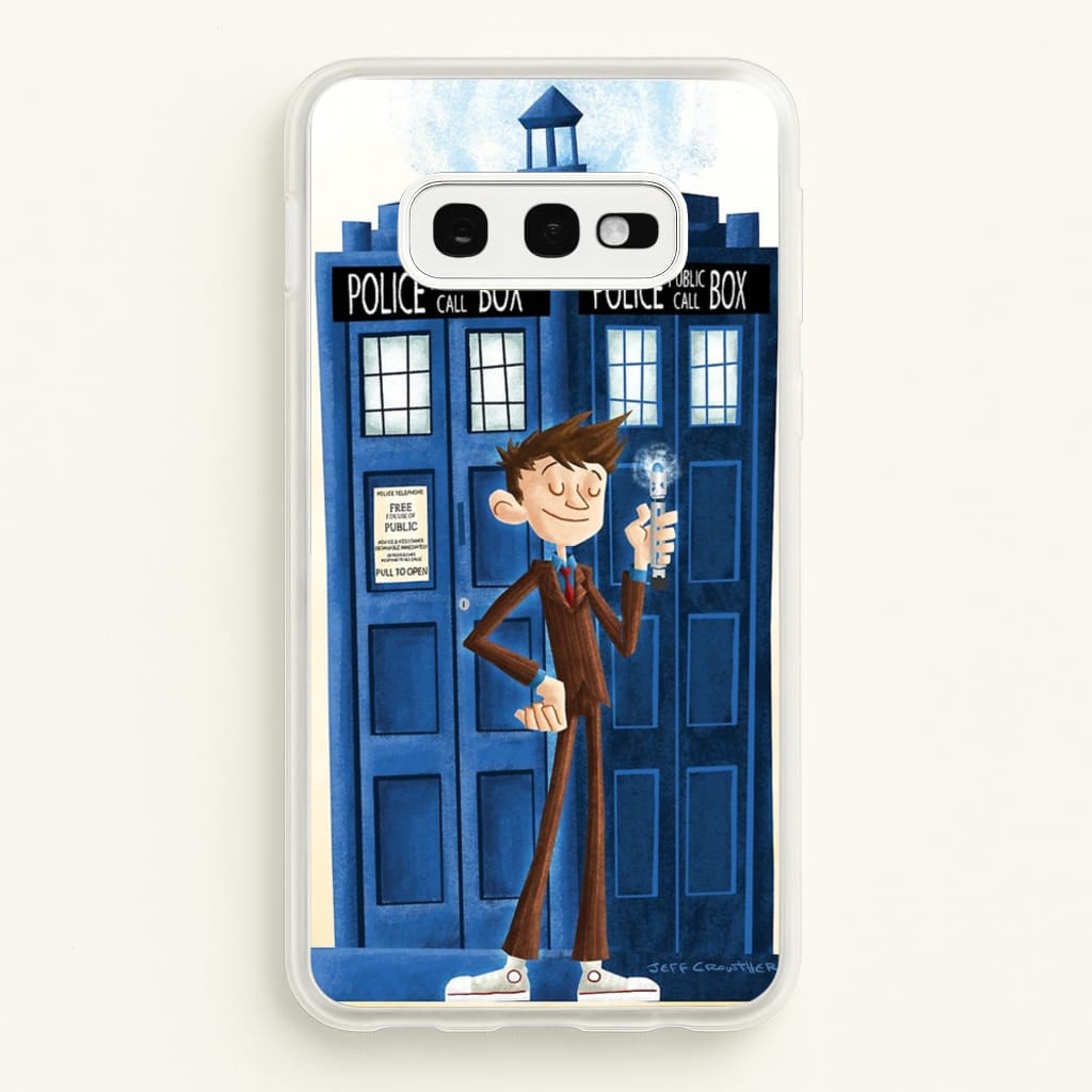 The Tenth Doctor - Doctor Who Phone Case for Galaxy S10e