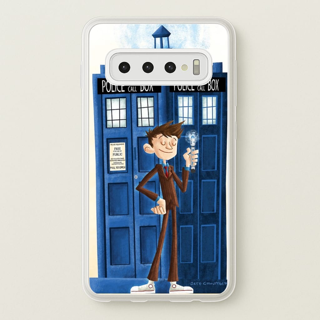 The Tenth Doctor - Doctor Who Phone Case for Galaxy S10 Plus