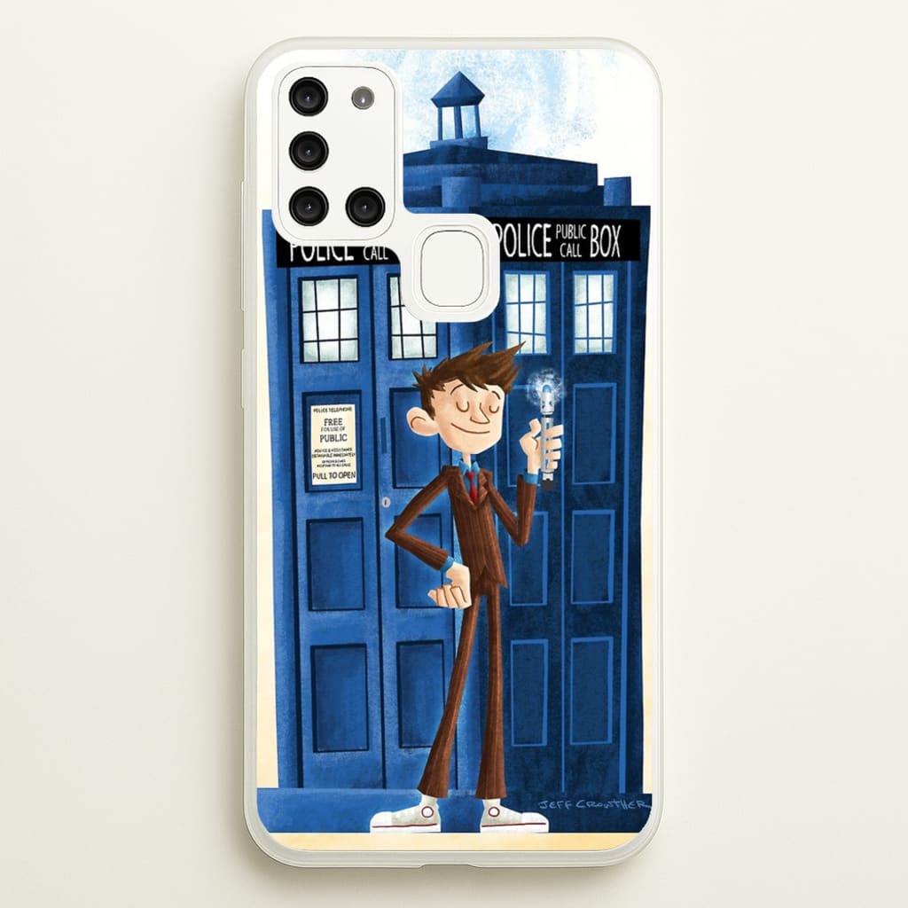 The Tenth Doctor - Doctor Who Phone Case for Galaxy A21s