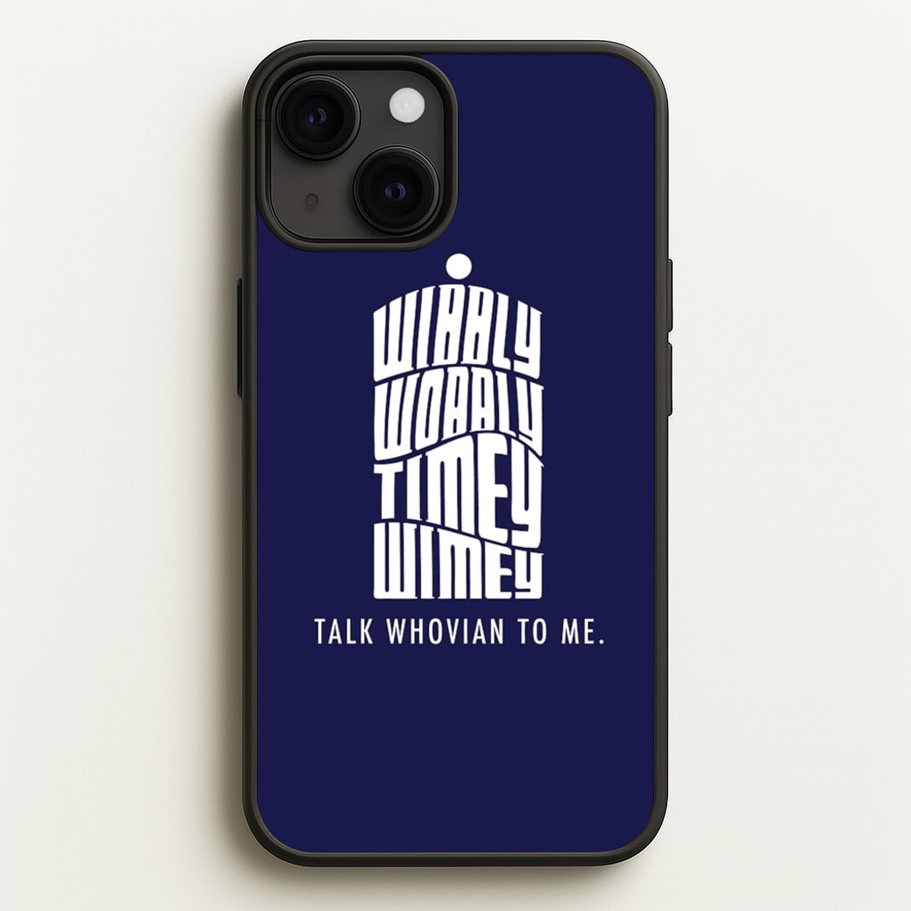 Talk Whovian To Me - Doctor Who Phone Case for iPhone 13 Mini