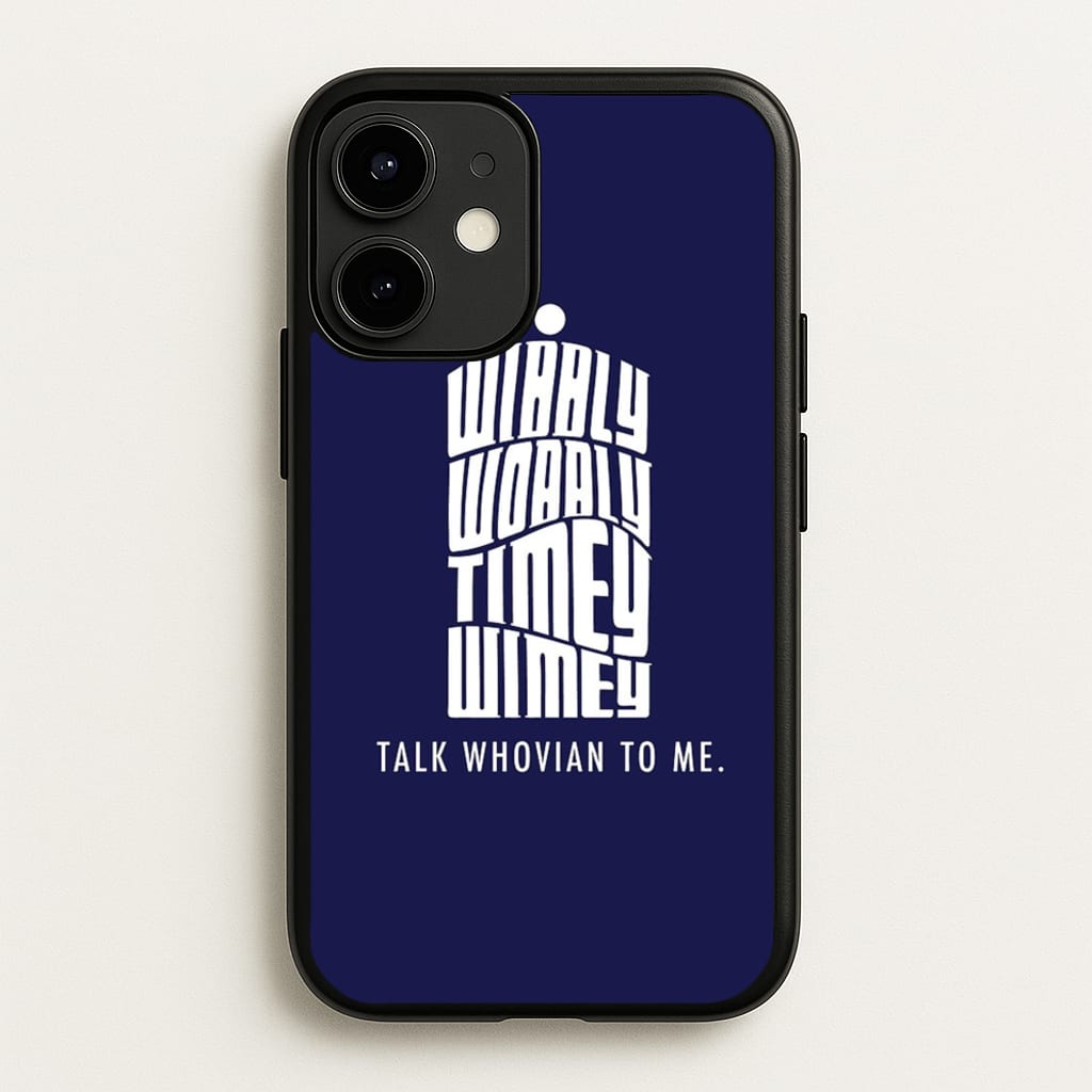 Talk Whovian To Me - Doctor Who Phone Case for iPhone 12 Mini