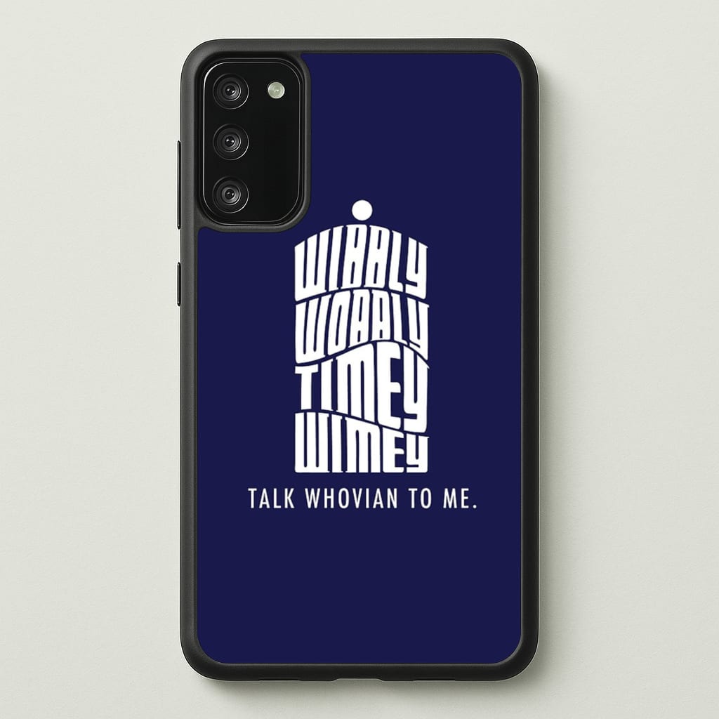 Talk Whovian To Me - Doctor Who Phone Case for Galaxy A41