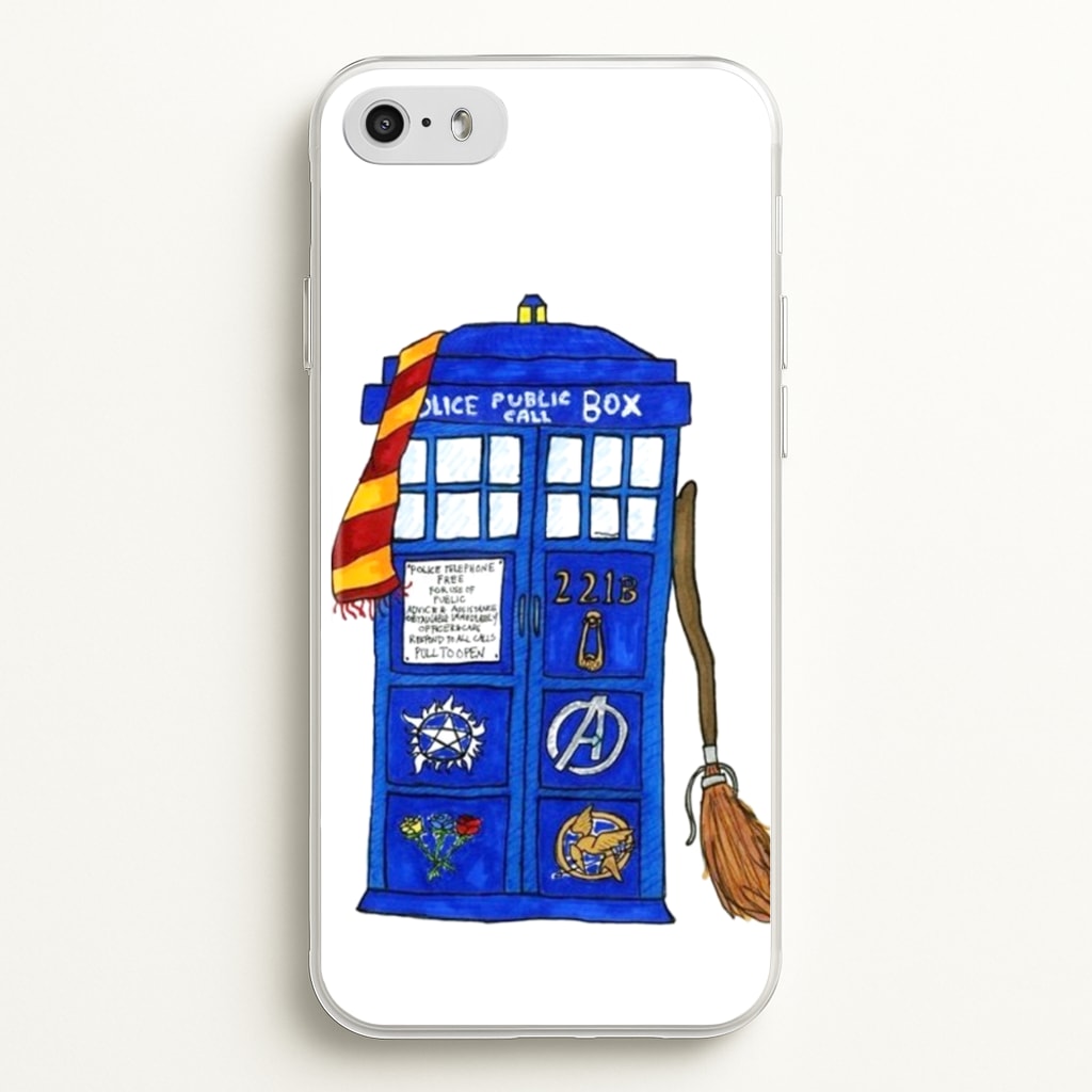 Multifandom Cartoon - Doctor Who Phone Case for iPhone 5 / 5s / SE 2016