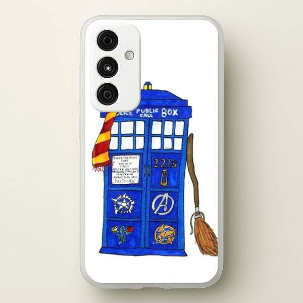 Multifandom Cartoon - Doctor Who Phone Case for Galaxy A55