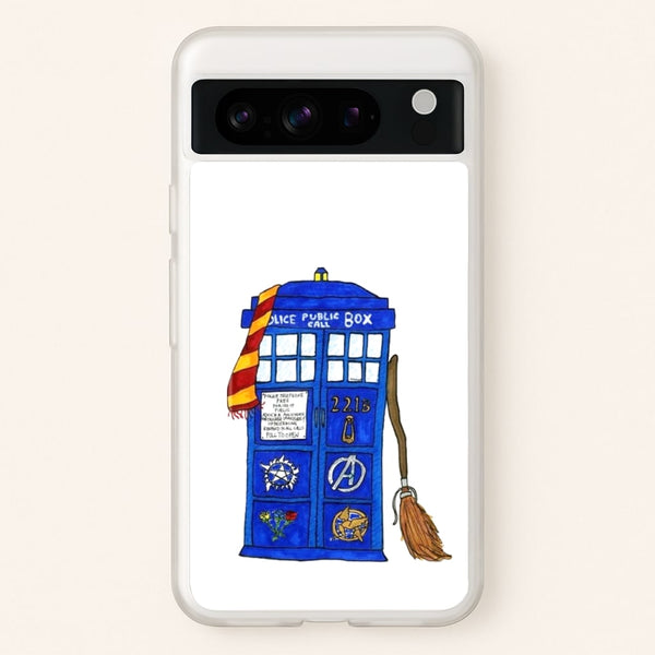 Multifandom Cartoon - Doctor Who Phone Case for Google Pixel 8 Pro