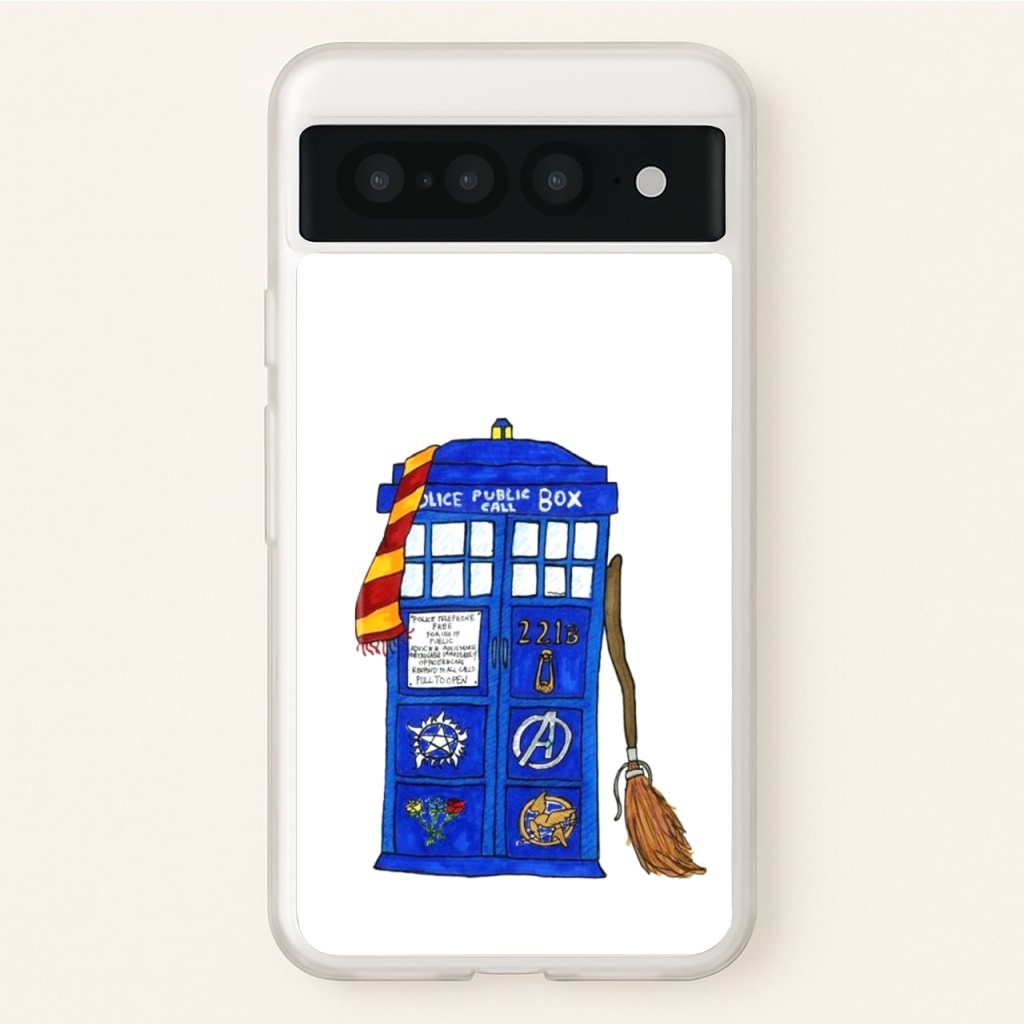 Multifandom Cartoon - Doctor Who Phone Case for Google Pixel 7 Pro