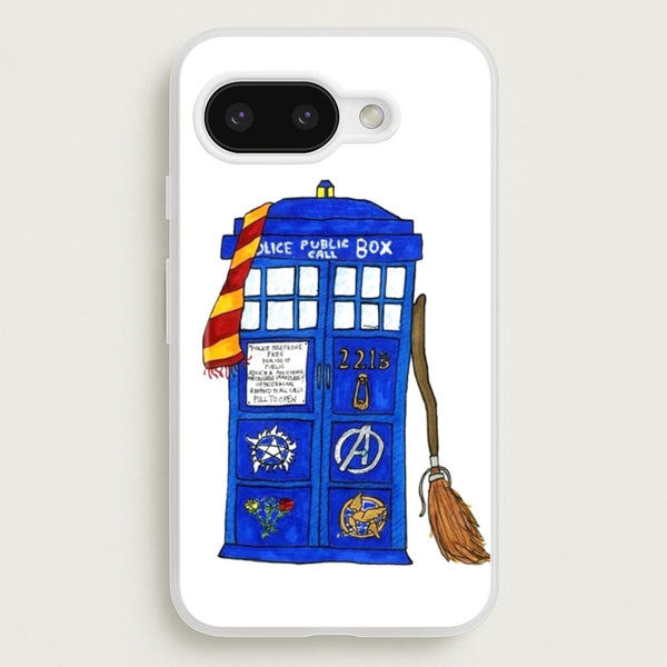 Multifandom Cartoon - Doctor Who Phone Case for Google Pixel 9a