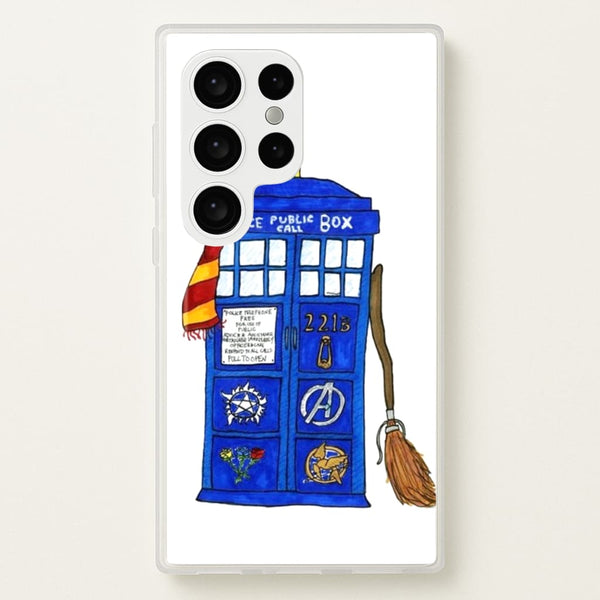 Multifandom Cartoon - Doctor Who Phone Case for Galaxy S24 Ultra