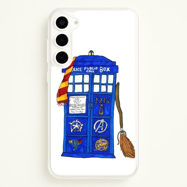 Multifandom Cartoon - Doctor Who Phone Case for Galaxy S23