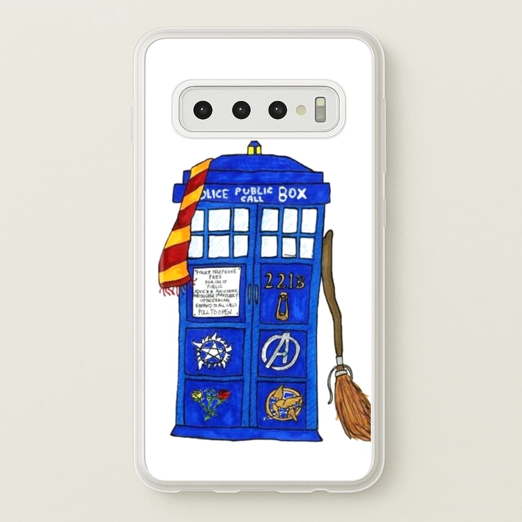 Multifandom Cartoon - Doctor Who Phone Case for Galaxy S10 Plus