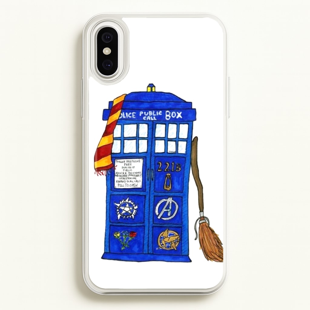 Multifandom Cartoon - Doctor Who Phone Case for iPhone XS Max