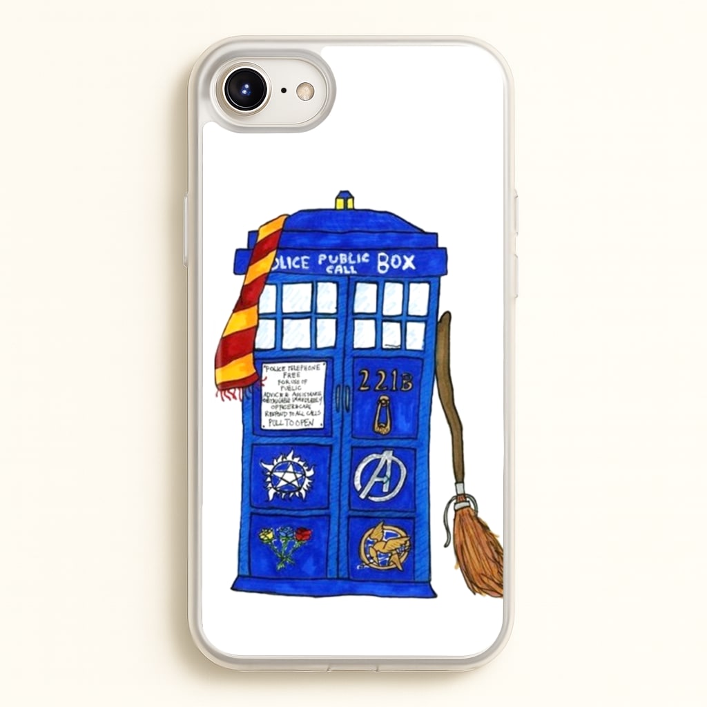 Multifandom Cartoon - Doctor Who Phone Case for iPhone 6 Plus / 7 Plus / 8 Plus
