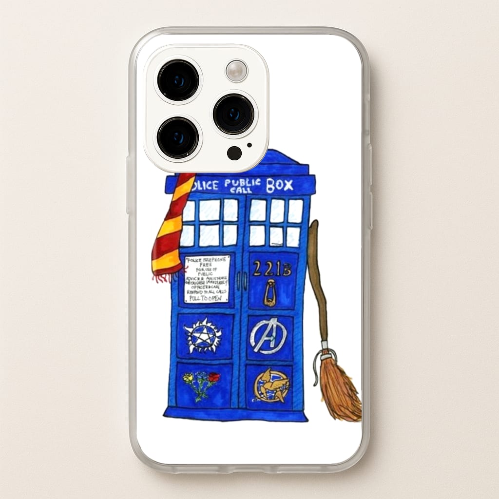 Multifandom Cartoon - Doctor Who Phone Case for iPhone 14 Pro Max